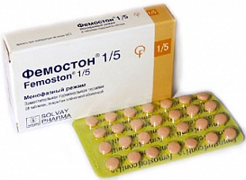 Фемостон таб. п/о 1/5мг №28