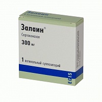 Залаин супп. ваг. 300мг №1