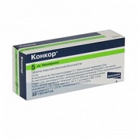 (*) Конкор таб. п/о 5мг №30